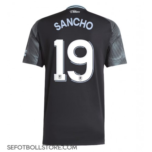 Aston Villa Jadon Sancho #19 Replika Bortatröja 2025-26 Kortärmad Aston Villa Jadon Sancho #19 Replika Bortatröja 2025-26 Kortärmad